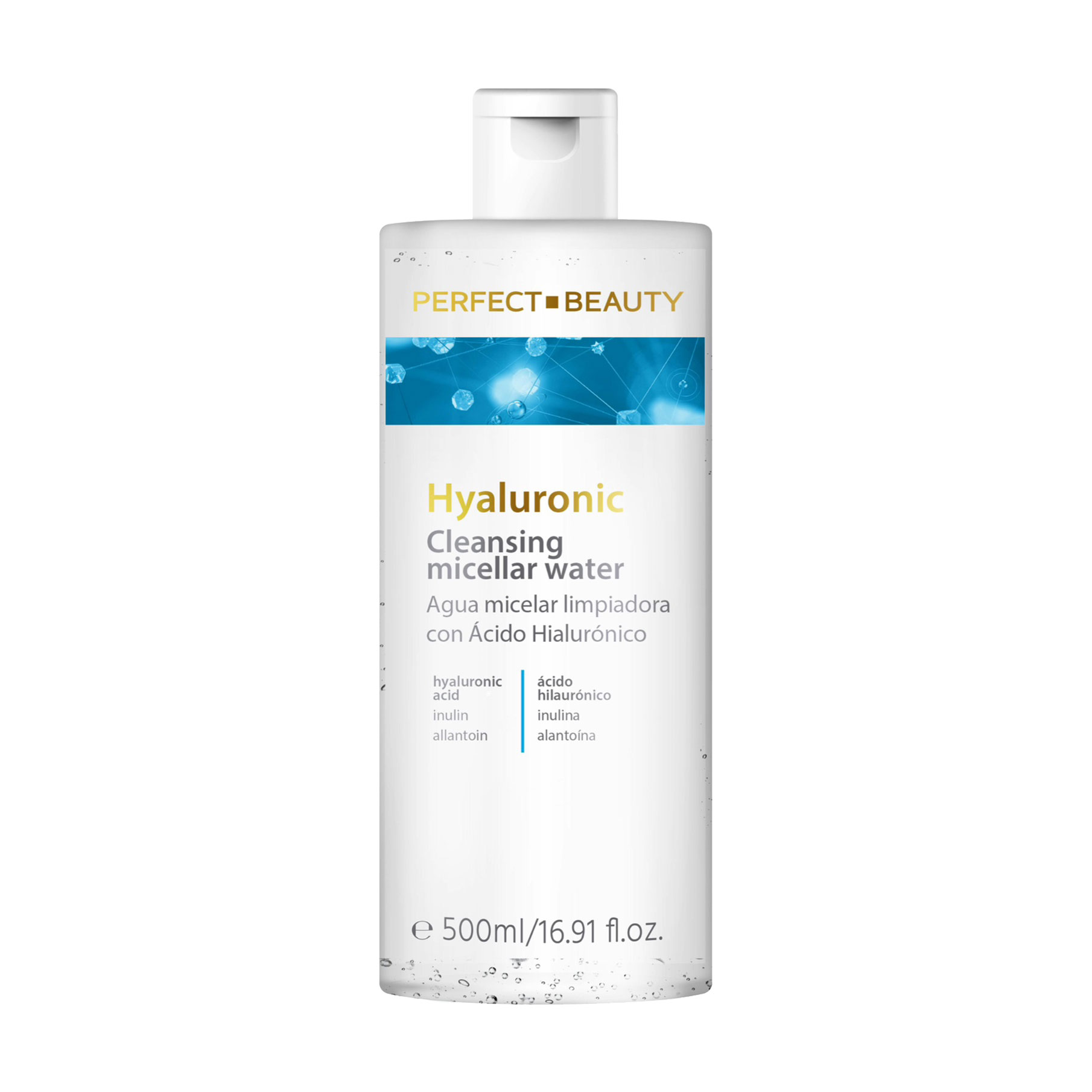 Міцелярна вода для обличчя Farmona Perfect Beauty з гіалуроновою кислотою, 500 мл